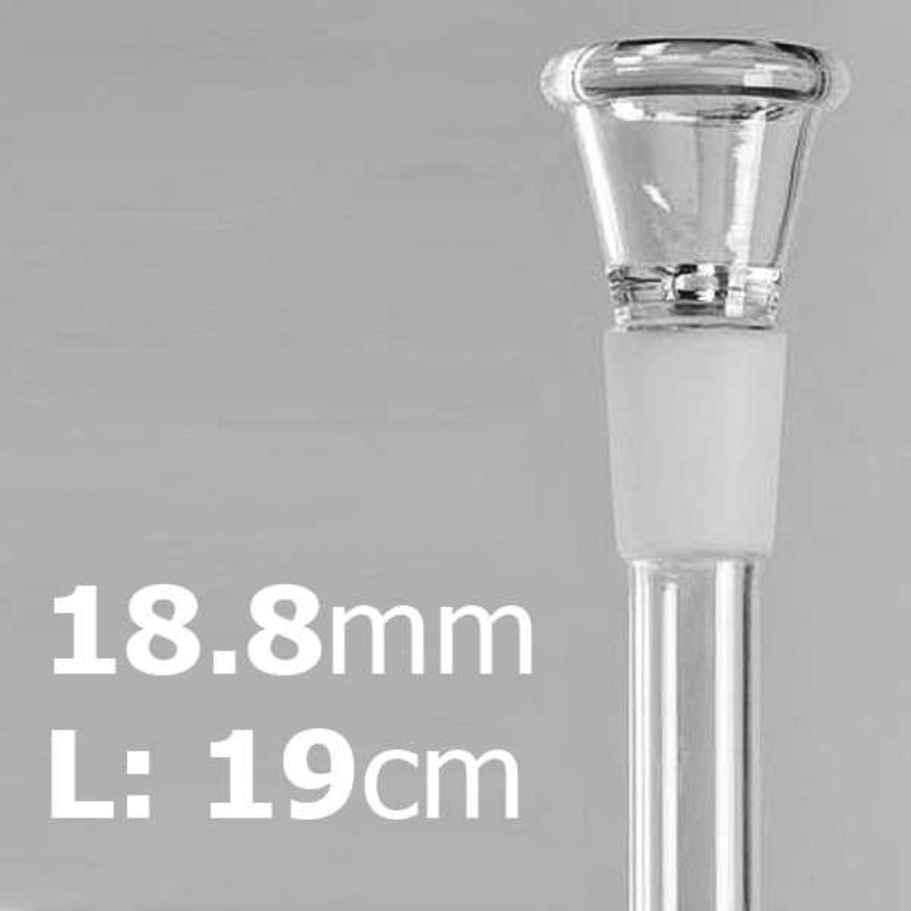 Glass Chillum Socket:18.8mm / L:19cm
